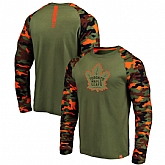 Toronto Maple Leafs Fanatics Branded OliveCamo Recon Long Sleeve Raglan T-Shirt,baseball caps,new era cap wholesale,wholesale hats